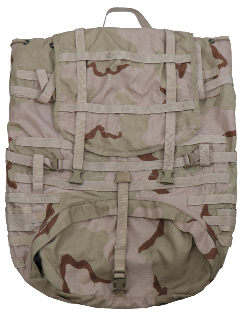DAMAGED Bag Only - US Army Molle II BDU Large Rucksack Desert Backpack Main Pack