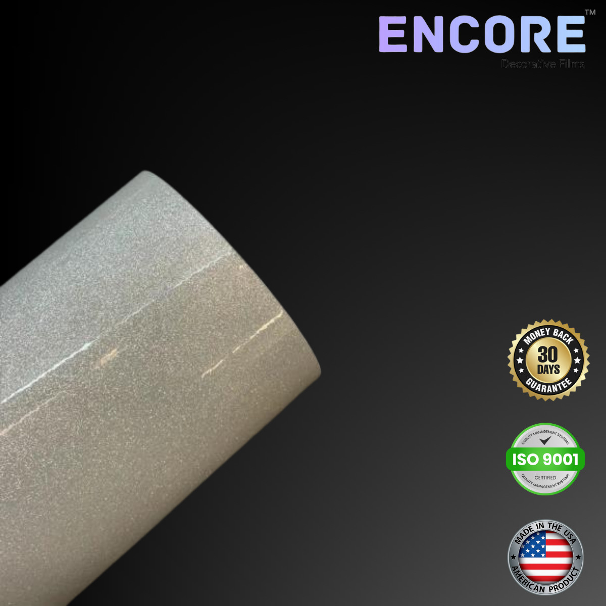 Encore® EFX75 Silver Ultra-Metallic Vinyl for Decals/Stickers - MADE IN USA