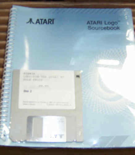 Atari ST LOGO SOURCE BOOK OWNERS MANUAL NEW With DISK