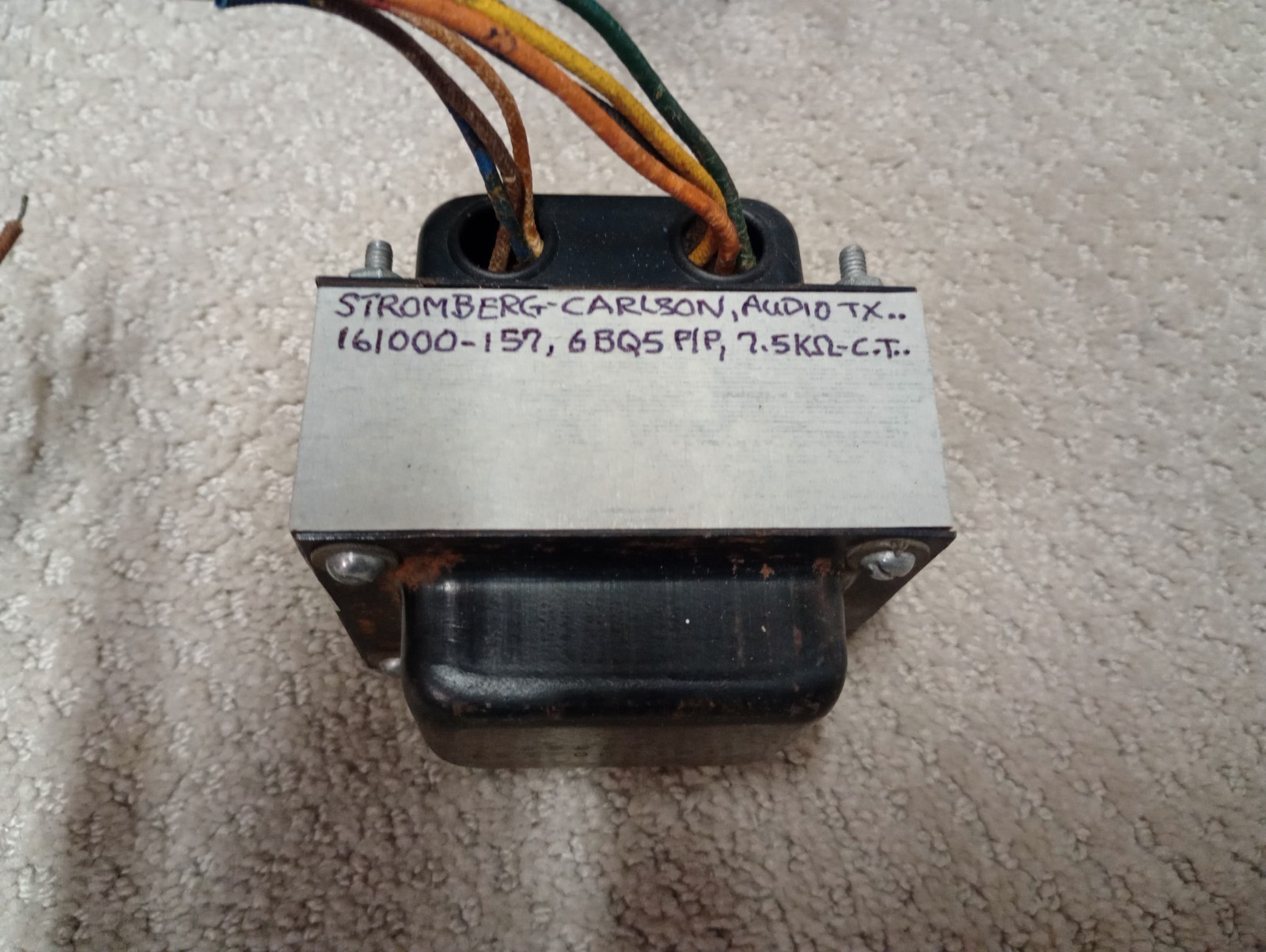 1 Stromberg Carlson 161000-157 Output Transformer -Tests Good
