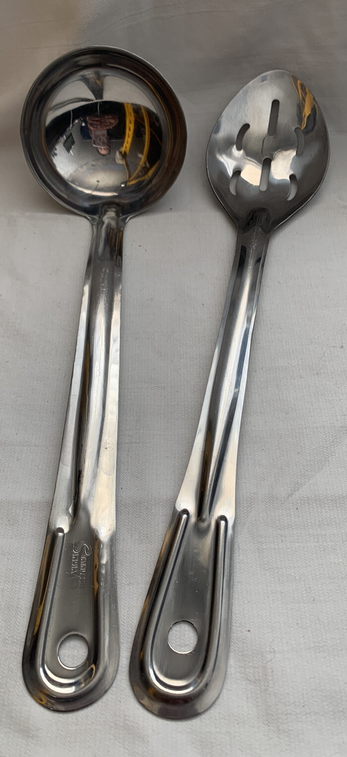 Stainless steel Serving Spoon and Ladle Set Of Two