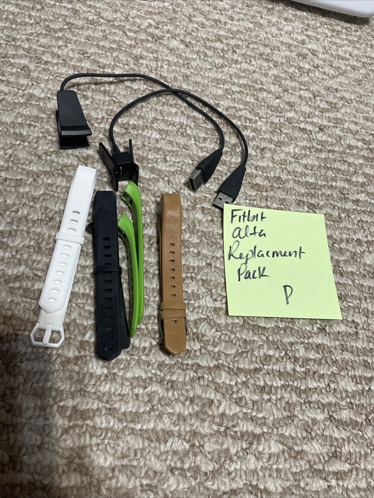 Fitbit ALTA Replacement Parts Pack! X2 Chargers X4 Bands!
