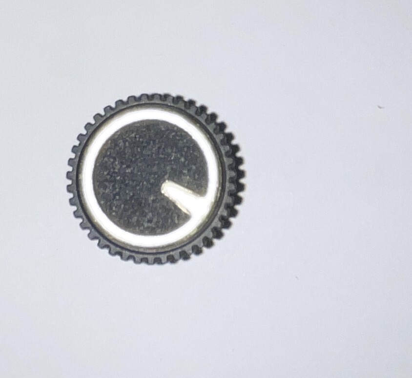 Knob, 1" diameter, 0.25" shaft, set screws