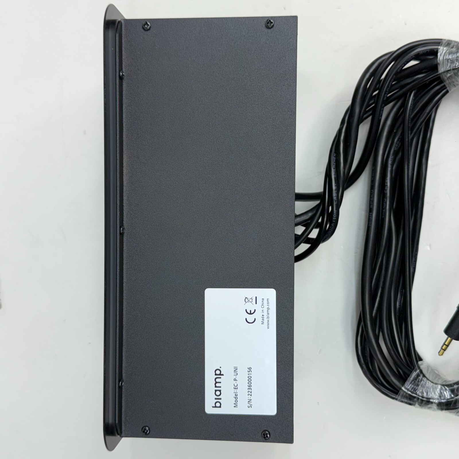 Biamp EC-P-UNI Easy Connect Wall Control Panel – Universal PoE AV Controller LN