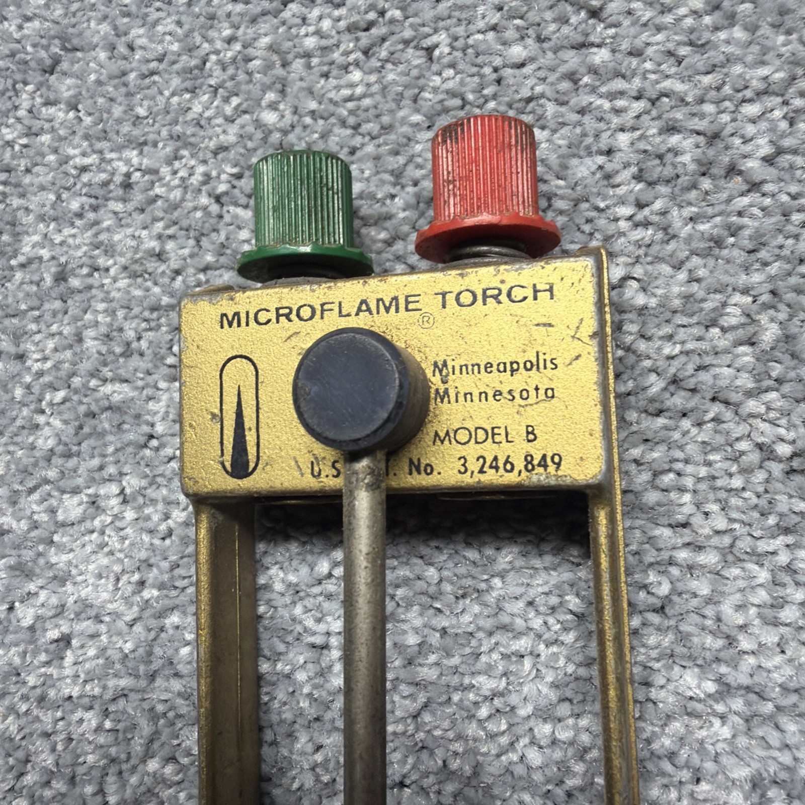 Vintage Microflame Inc. Model B miniature soldering and brazing torch