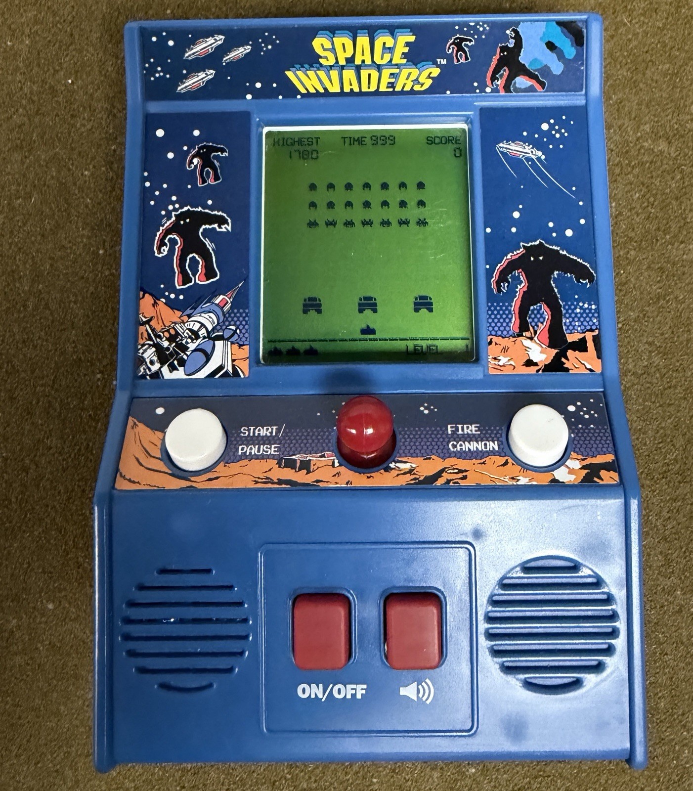 SPACE INVADERS Mini Classic Atari Arcade Console 09527 Taito Tested & Working