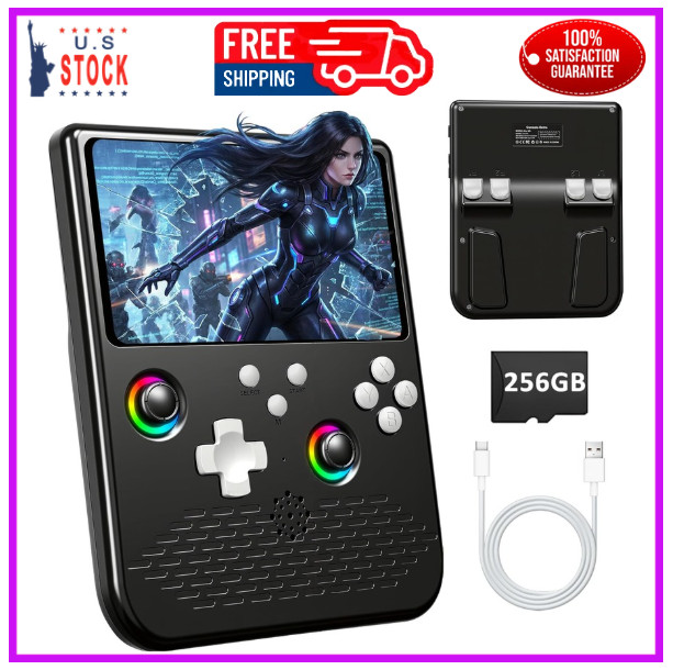 H5 Retro Gaming Console, 5.0 Inch IPS HD Screen Handheld Game Console, 256GB TF