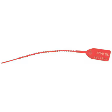 Cortech Pceq1057c Equilock Locking Seal, Red, Pk100