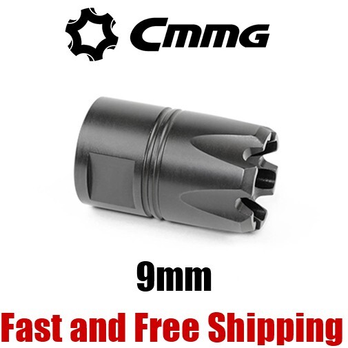 CMMG 9mm ZEROED Linear Comp/Compensator 1/2x28 TPI - Black Nitride