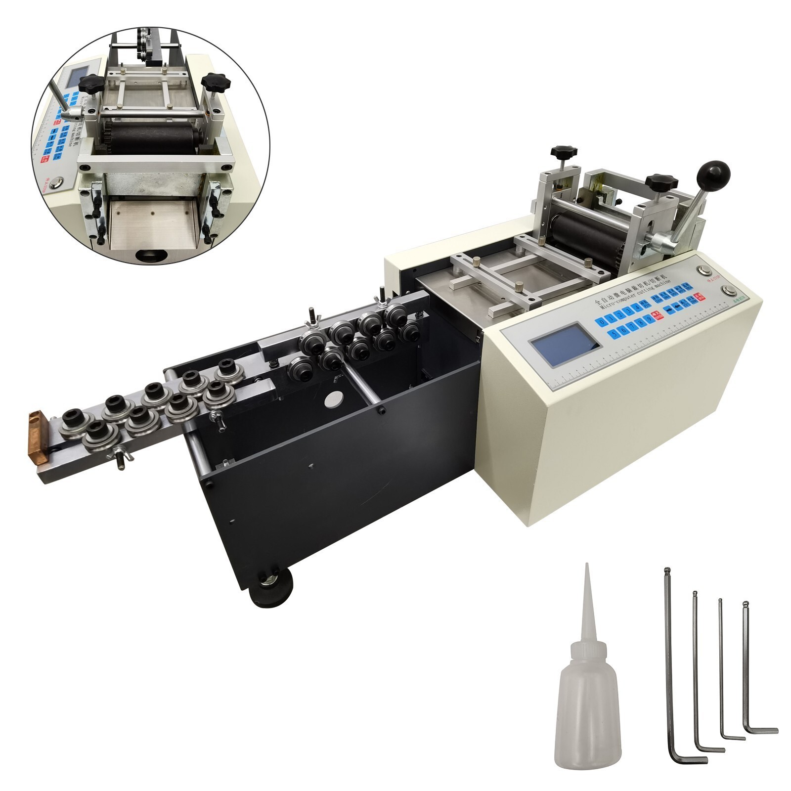 2 in 1 Auto Metal Wire Rope Straightener and Cutter Microcomputer Control 220V
