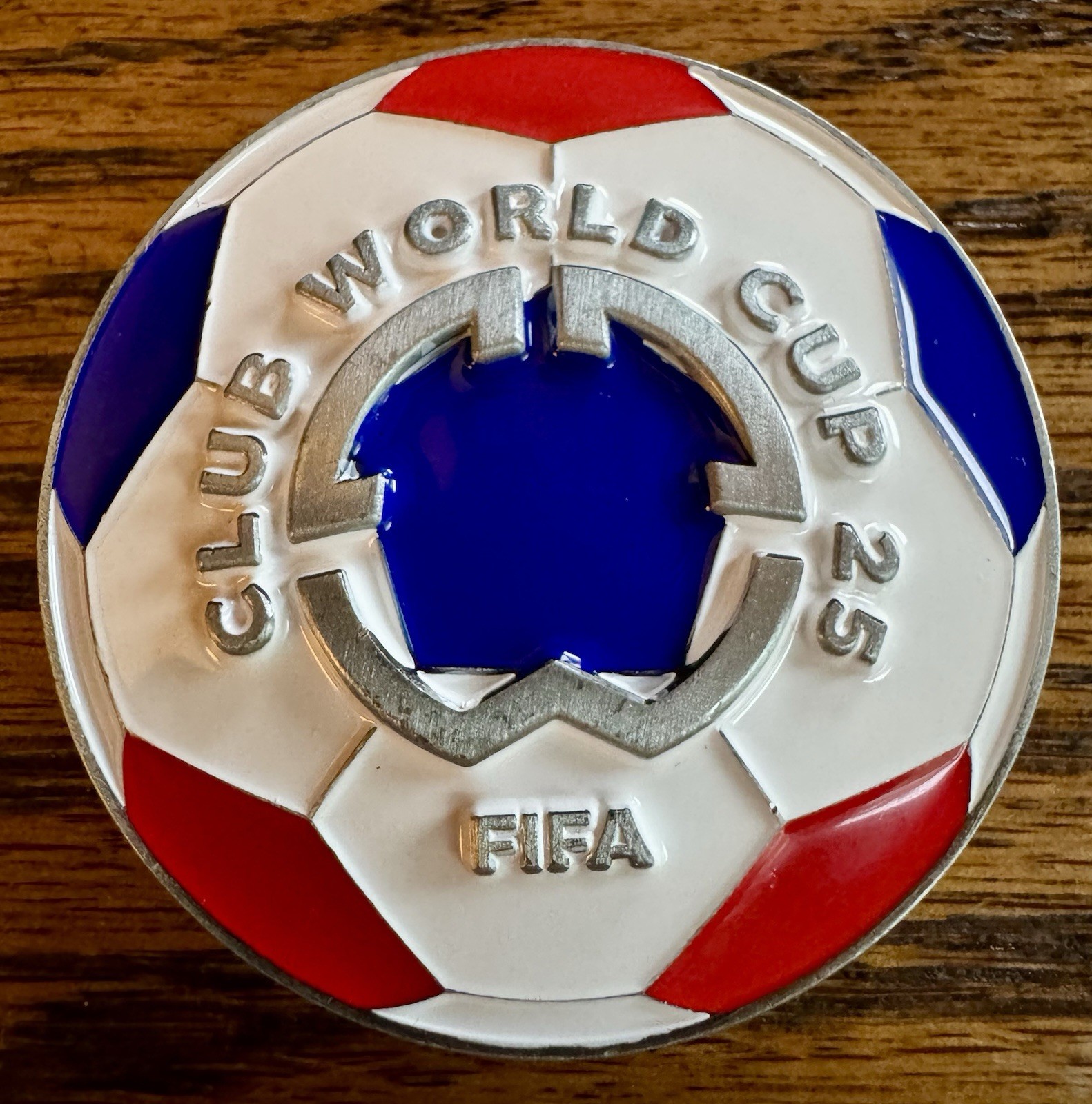 FIFA Club World Cup Soccer Philadelphia. SEPTA Transit Police Challenge Coin