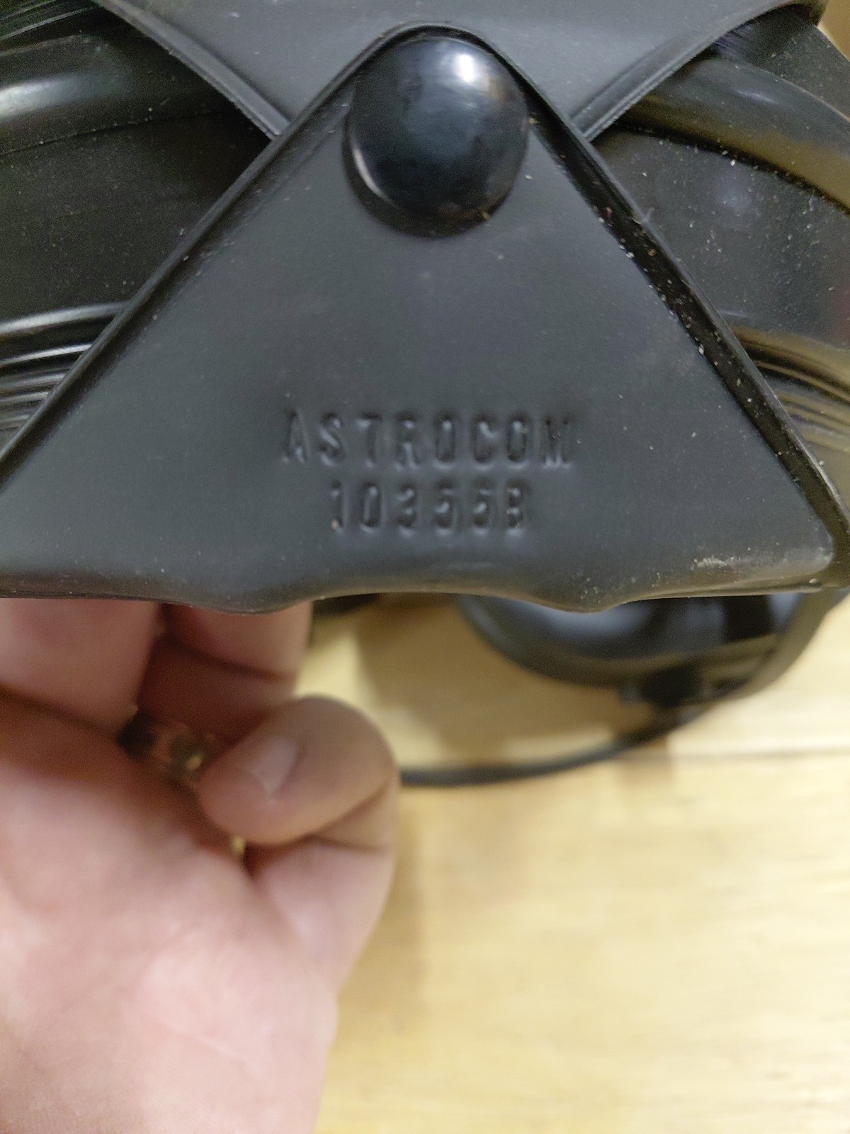 vintage Astrocom 10355-B headset communicator w/ microphone
