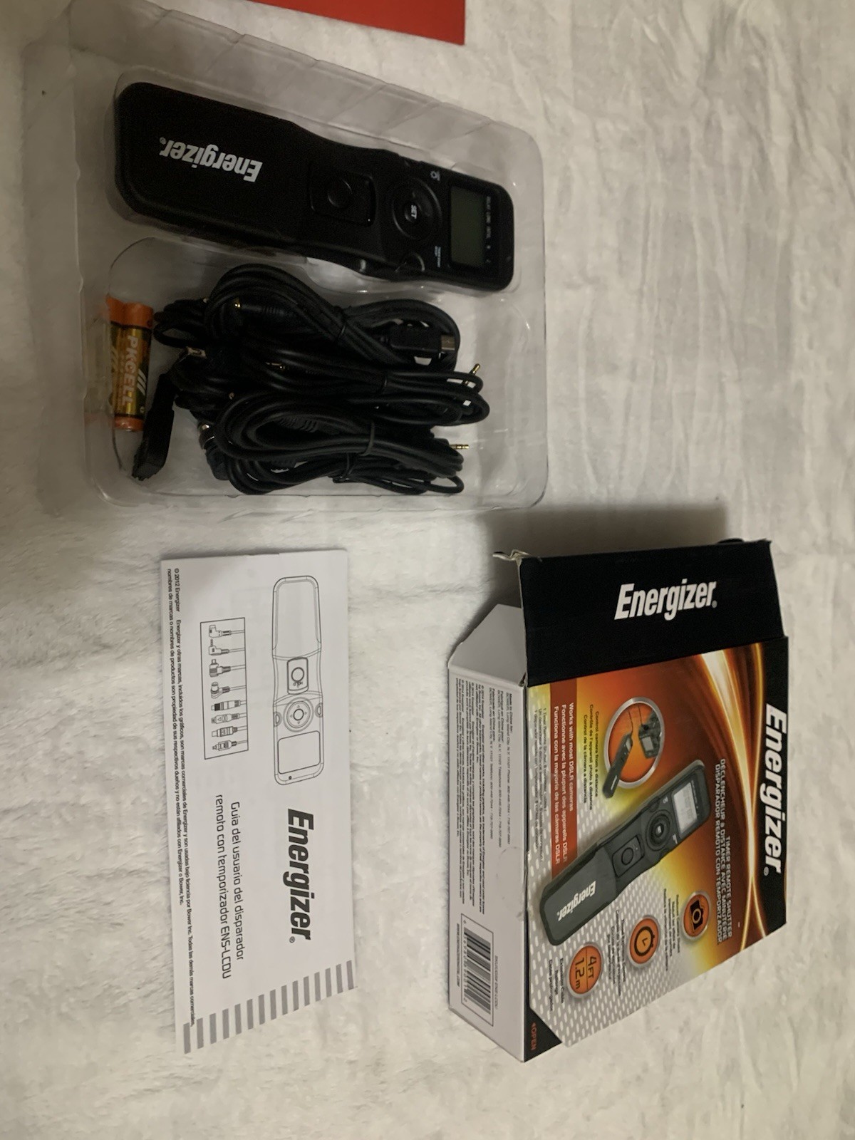 Energizer, Timer Remote Shutter, Works With Most DSLR Cameras, New