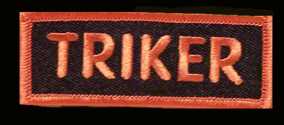 TRIKER TRIKE BIKER BIKER PATCH