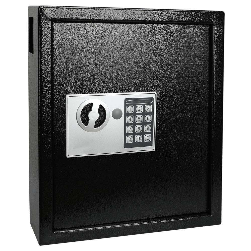 KYODOLED Electronic 40 Keys Cabinet Wall 40 Keys, Black-40k(digital Lock)
