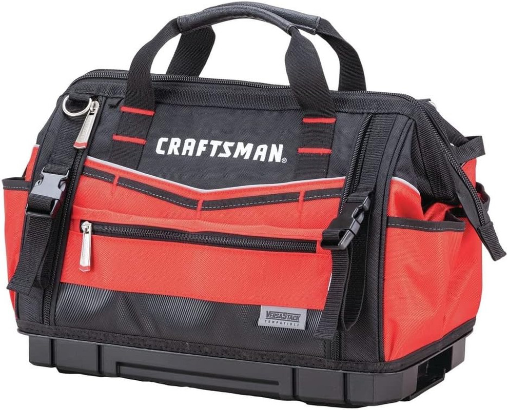 VERSASTACK Zippered Tool Bag, 31 Pocket Organizer, Heavy Duty Tool Tote (CMST176