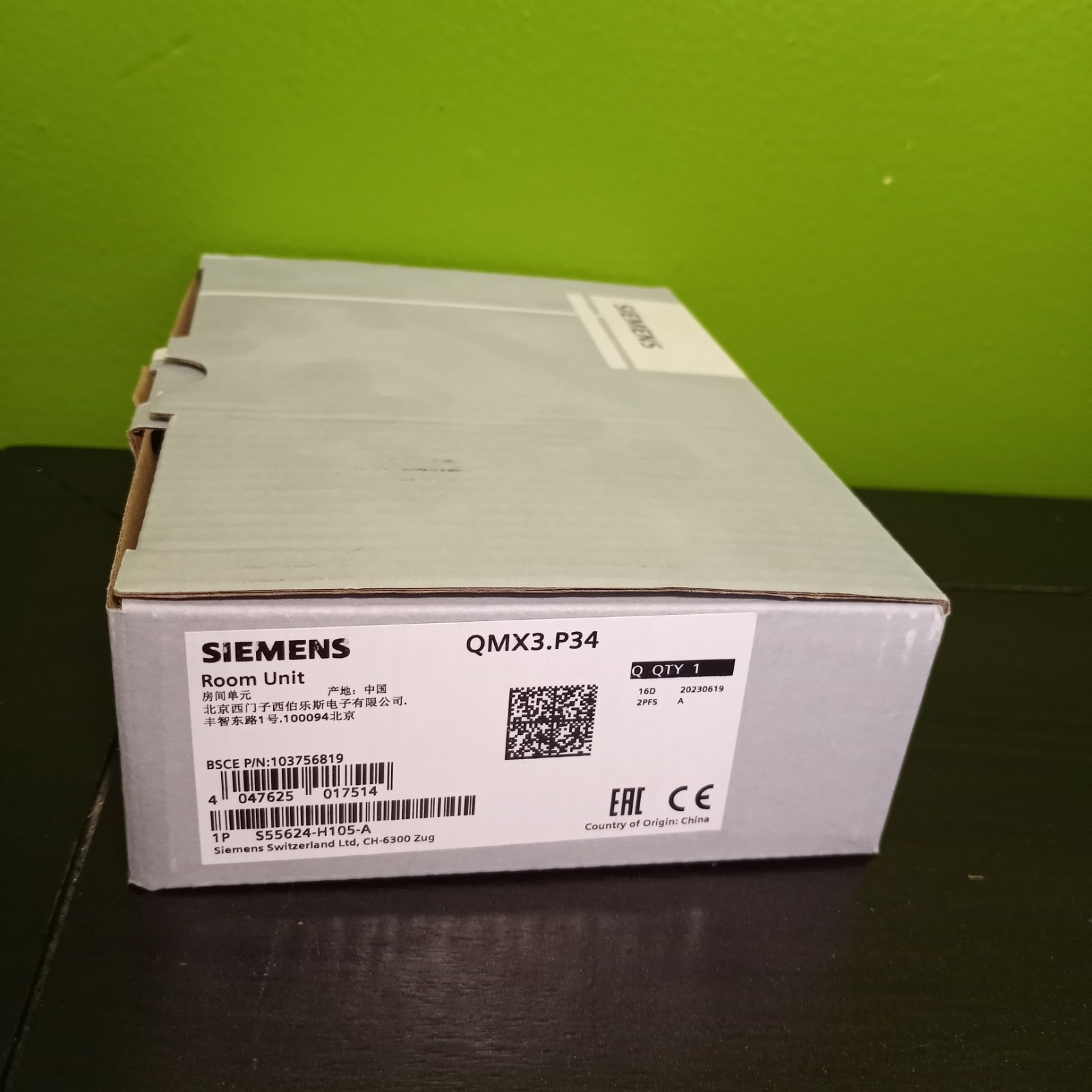 Siemens Qmx3.p34 Room Unit