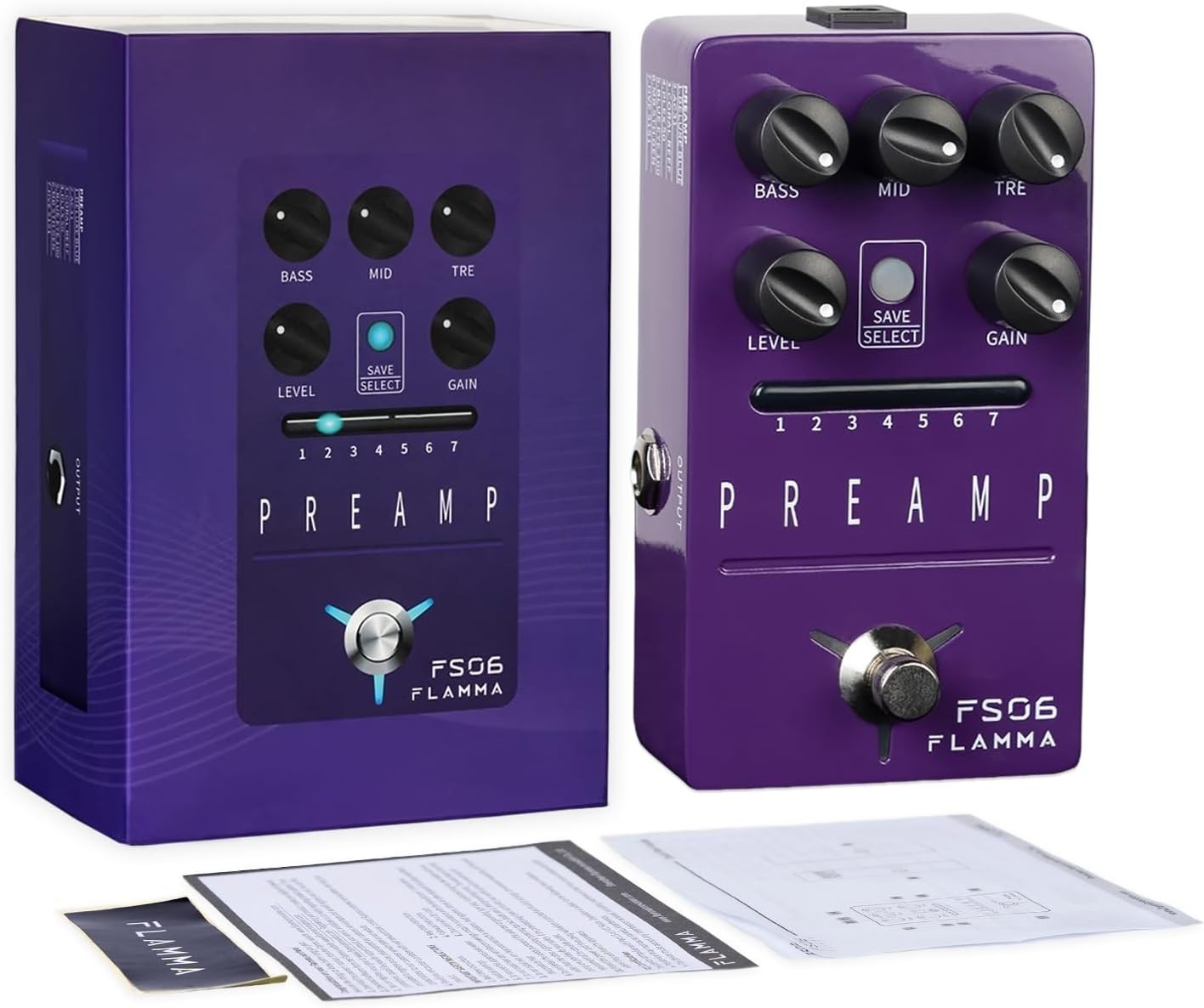 Powerful Preamp Pedal with Cabinet Simulation