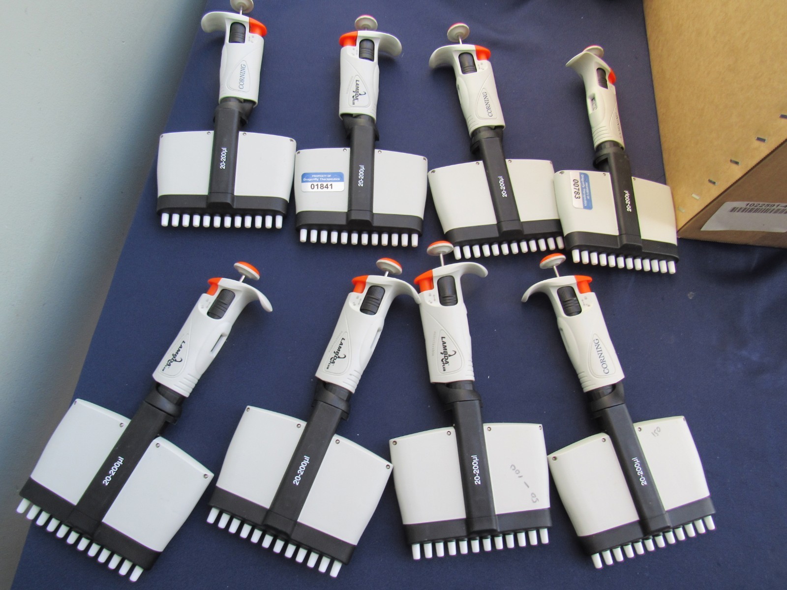 Corning Lambda Plus 12 channel pipette 20-200uL   many available, GUARANTEED