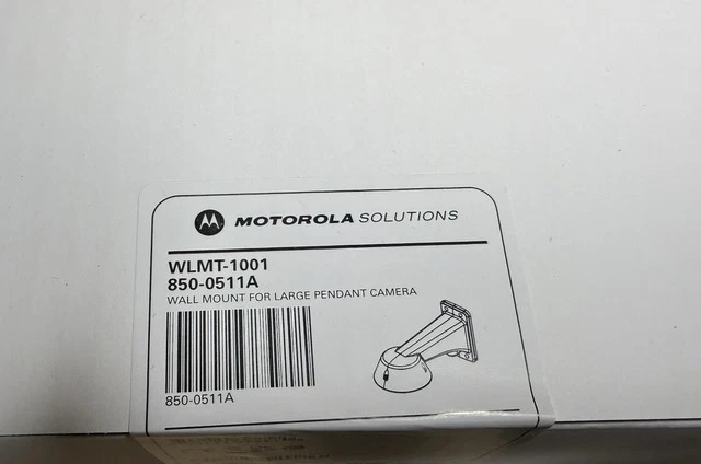 MOTOROLA WLMT-1001 WALL MOUNT FOR LARGE PENDANT CAMERA 850-0511A NIB