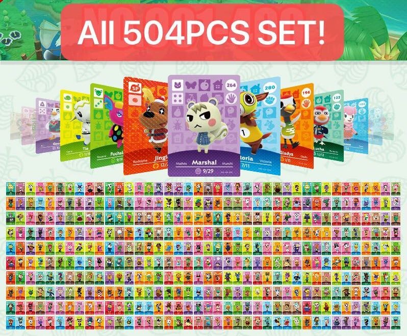 Villager Amiibo Animal Crossing New Horizon ALL 508pcs Sanrio RV Free sticker