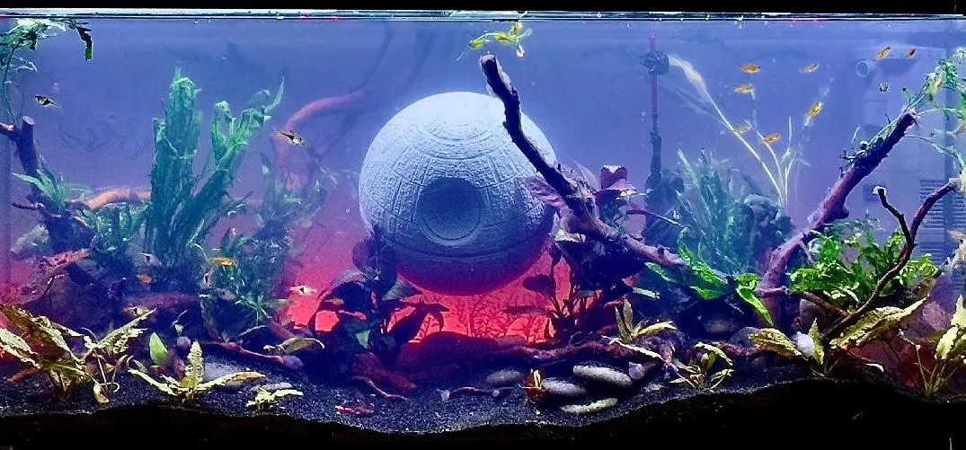 Death Star Aquarium decor