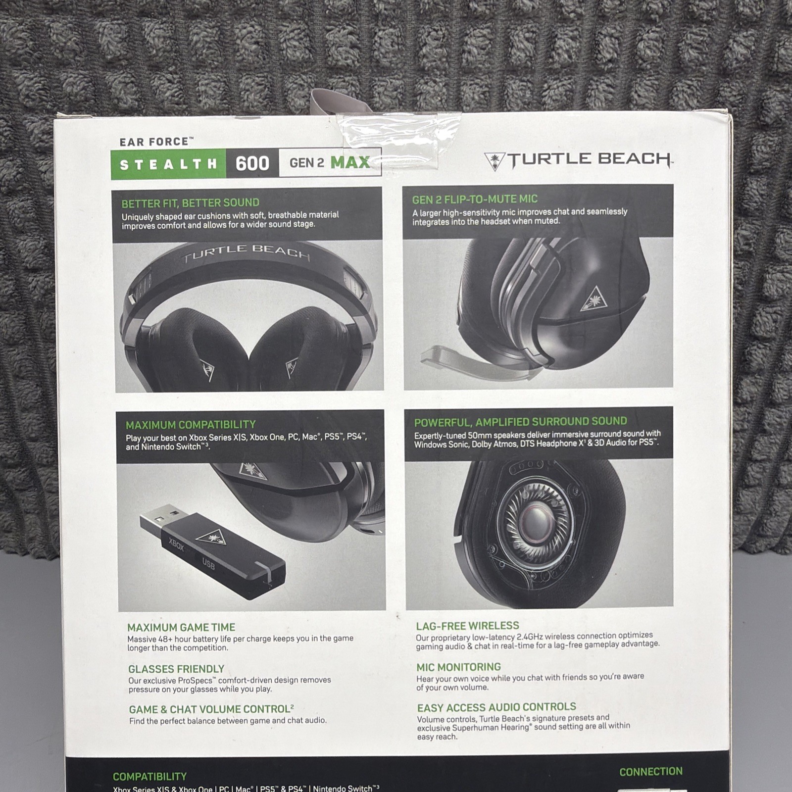 Turtle Beach Stealth 600 Gen 2 MAX Wireless Gaming Headset Multiplatform New
