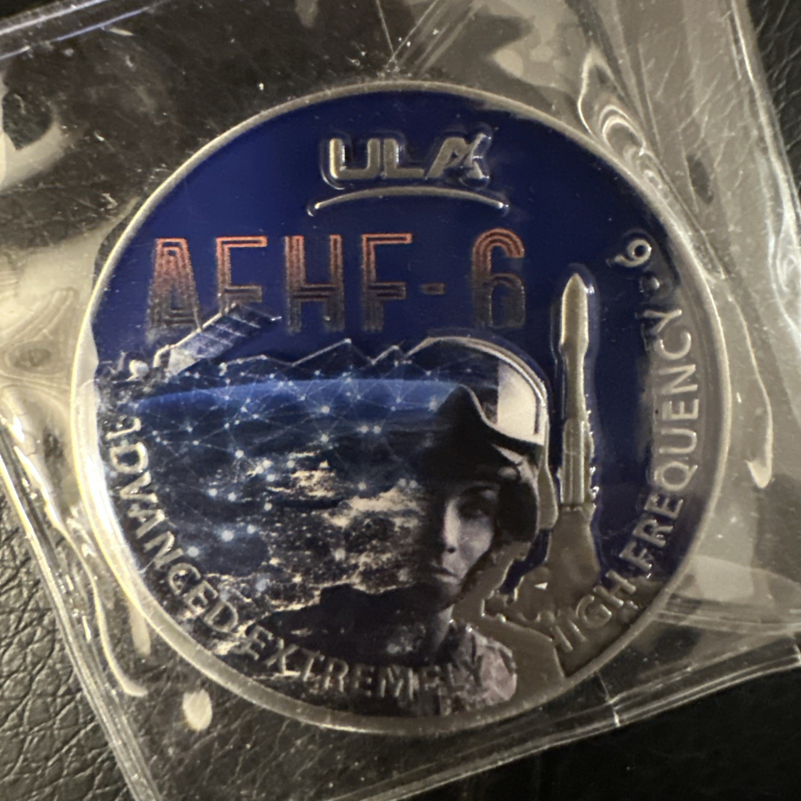 ULA ATLAS V AEHF-6 ADVANCED EXTREME HIGH FREQUENCY SPACE LAUNCH COIN