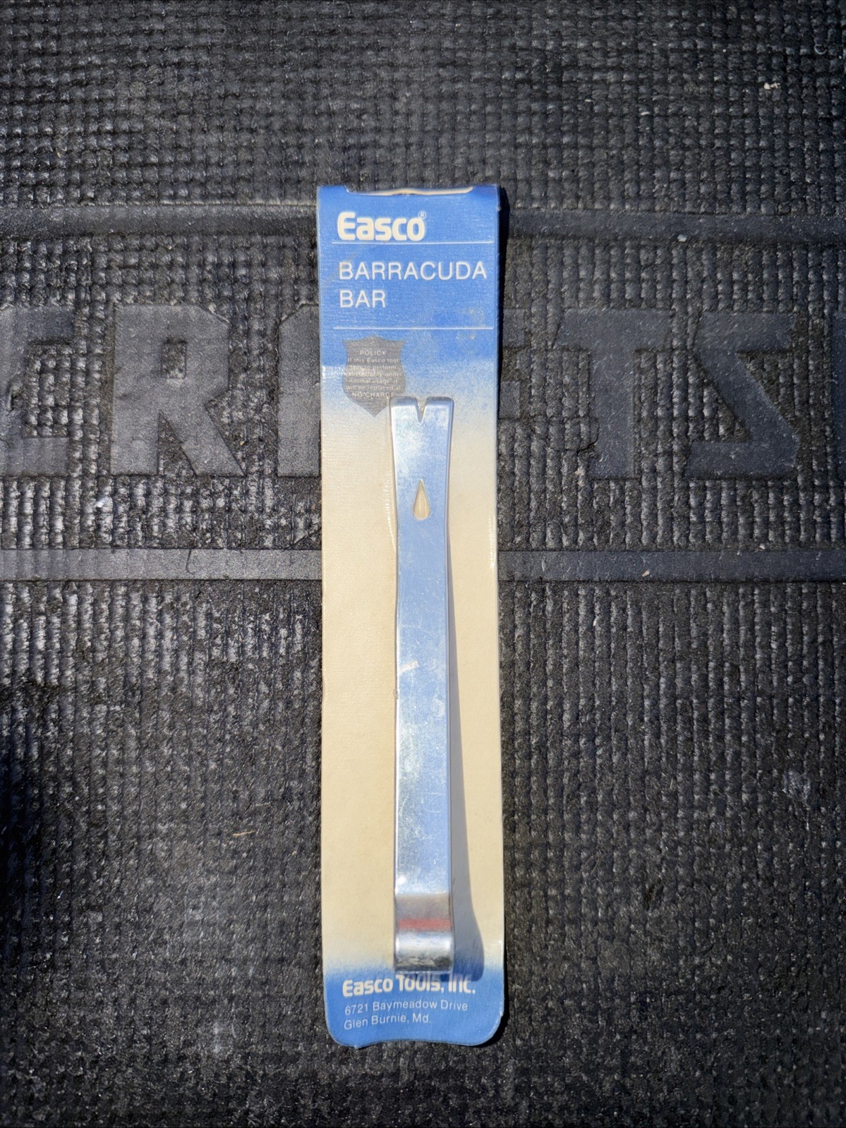 Rare Easco Tools USA Barracuda Bar Small Pry Bar 37 040C