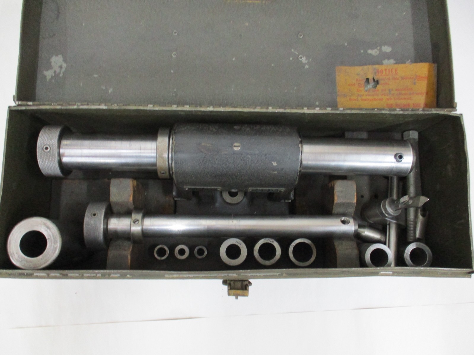 WELDON END MILL GRINDING Sharpening Set Factory BOX  Bushings & two Spindles