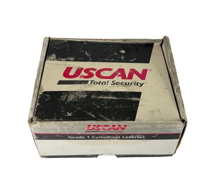 USCAN Total Security USL110S Grade 1 Clutched Cylindrical Leverset Passage - NEW