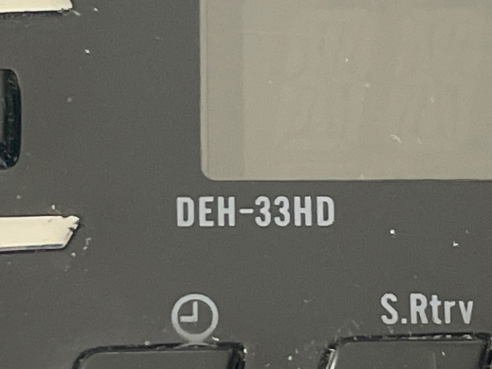PIONEER DEH-33HD CAR STEREO ONLY PIONEER DEH-33HD FACEPLATE ONLY OEM🟠