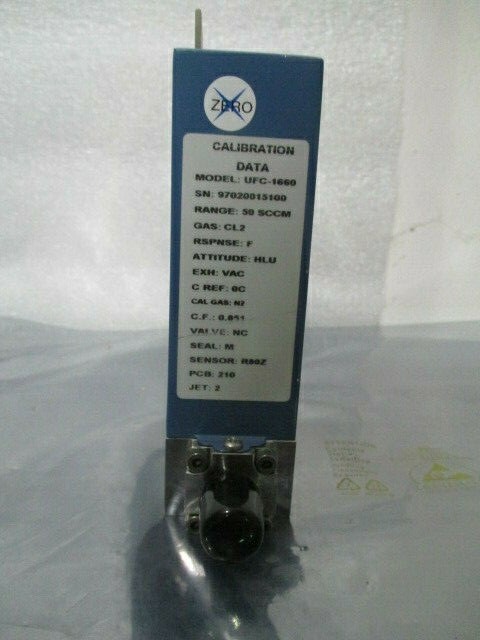 Unit Instruments UFC-1660 Mass Flow Controller, MFC, CL2, 50 SCCM, 452064