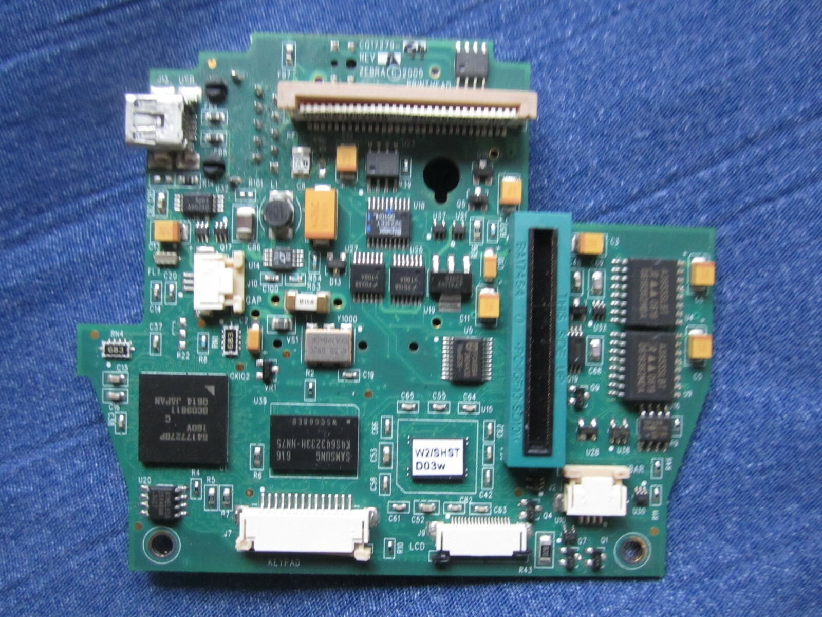Logic board  for RW220 mobile Thermal Printer from R2A-0UBxxxx-xx