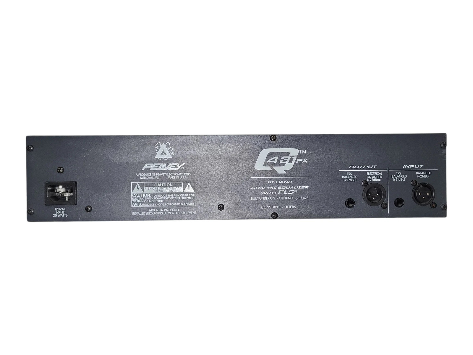 Peavey 431 FX 31 Band Graphic EQ Equalizer