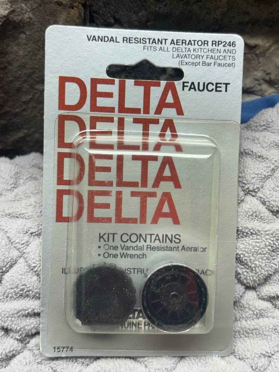 Delta RP246 Vandal Resistant Aerator w/ Wrench NOS