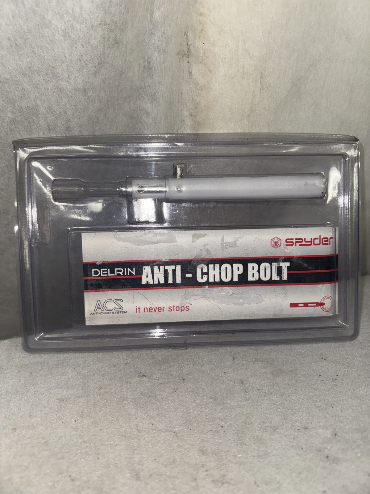 NEW Spyder Delrin ACS Anti Chop Bolt - Universal