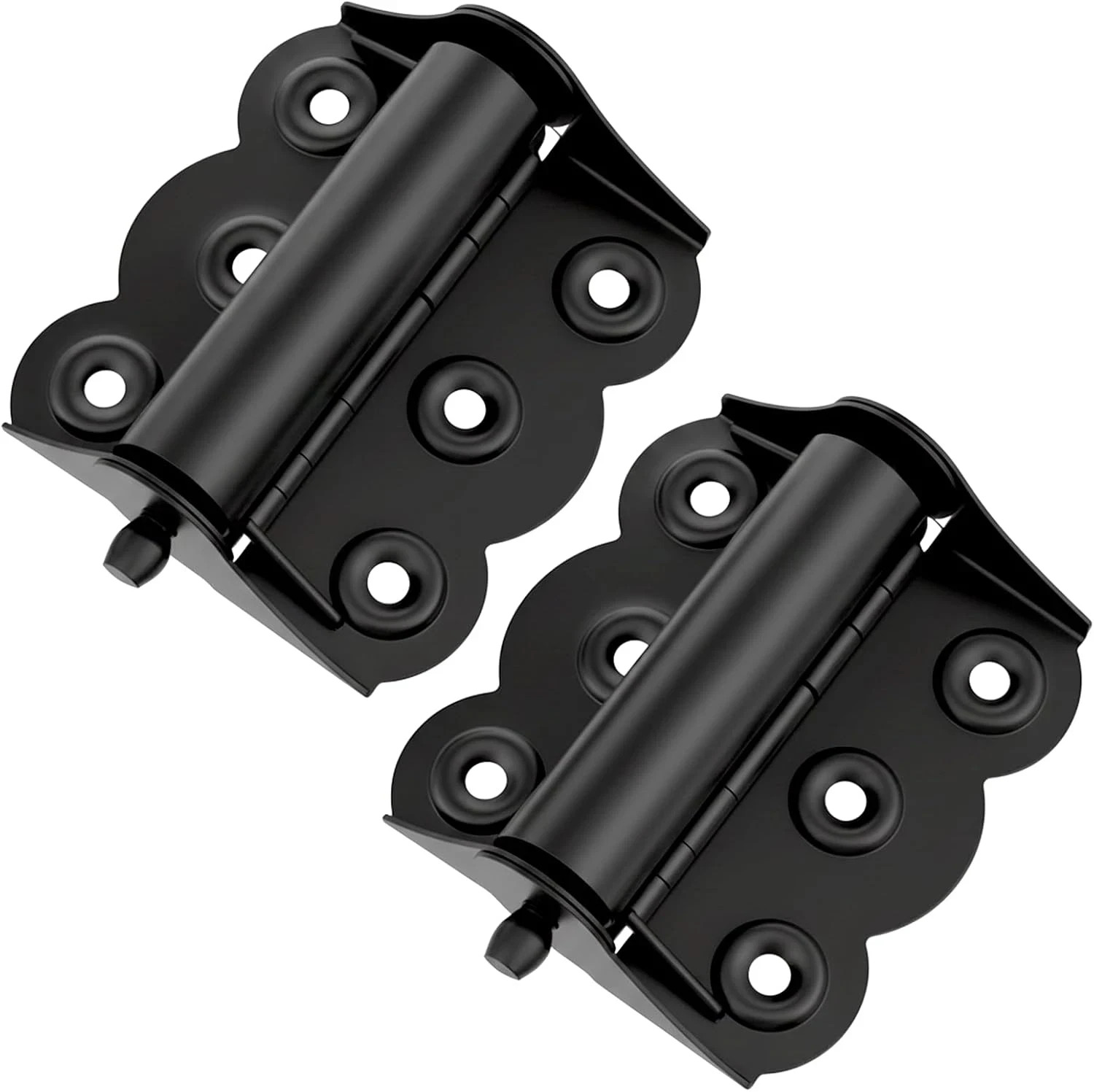 2 Pcs Screen Door Hinges Replacement Stainless Steel Self Closing Spring Loaded