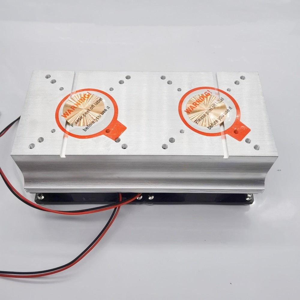 60 degree DC12V Led Heatsink Fan + 44mm Glass Lens for 50W 100W High Power Led