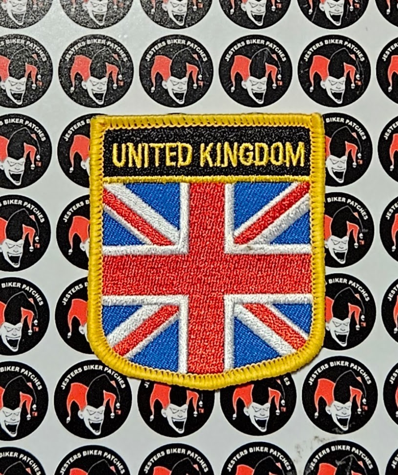 United Kingdom Flag  British Flag Embroidered Patch FL041