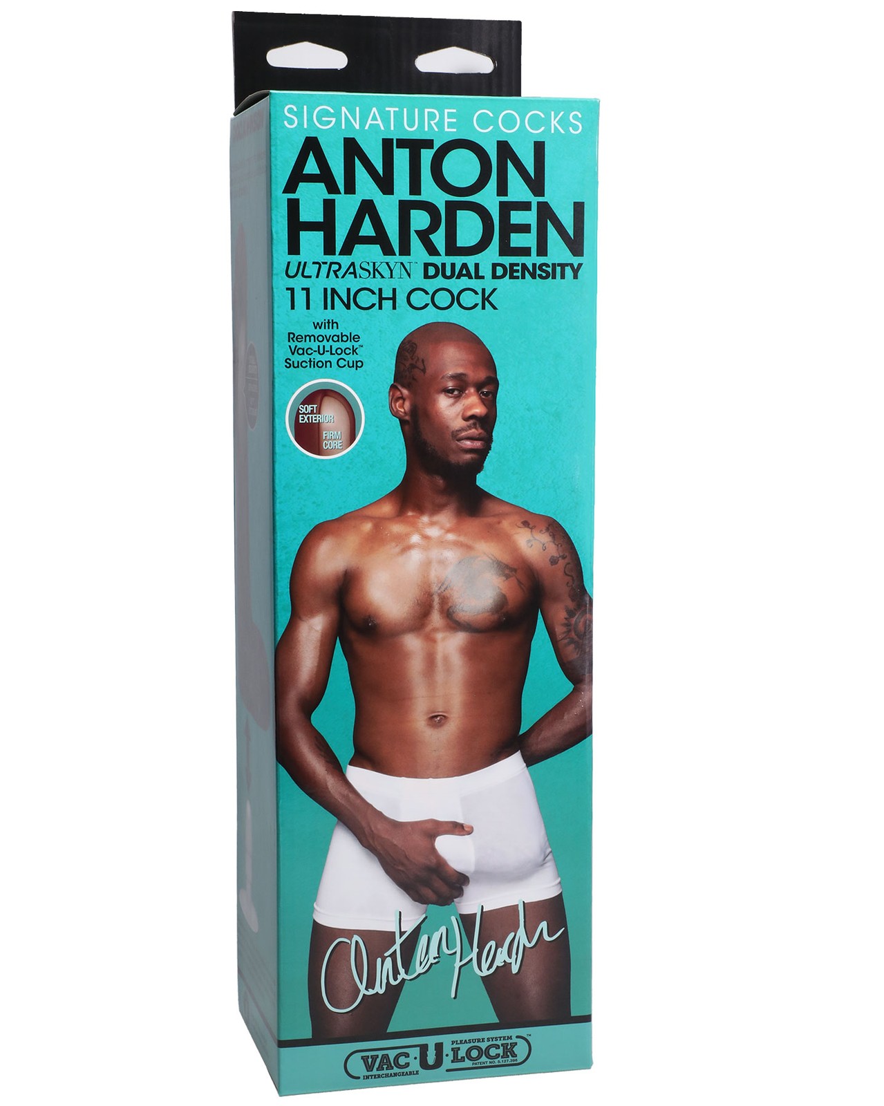 Signature Cocks - Anton Harden - 11 Inch Ultraskyn Cock With Removable...