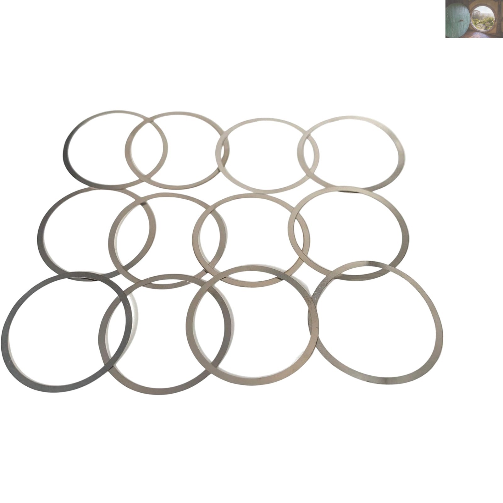 Adjustable Barrel Shim Spacers .001 .002 .004 Thickness for Fine Tuning