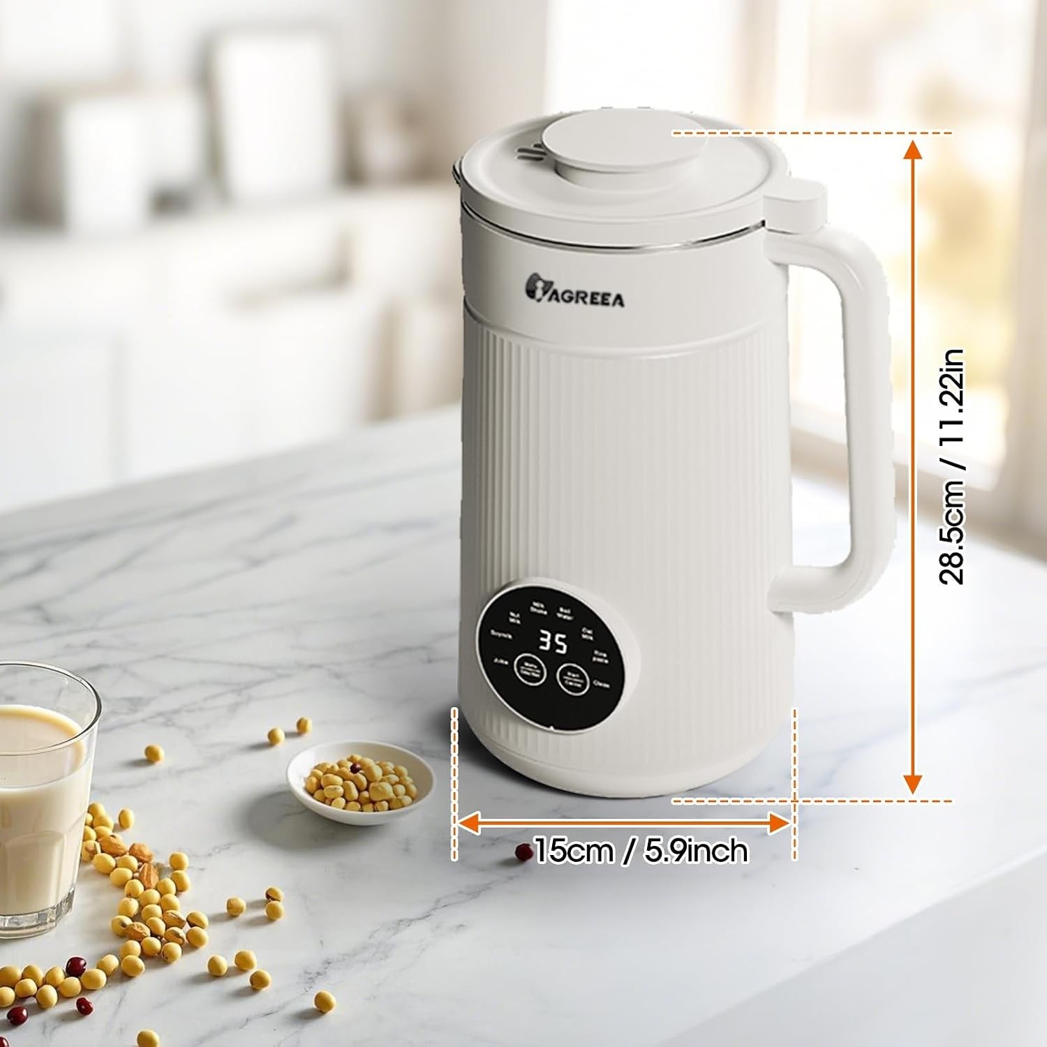B10KW1 - IAGREEA Nut Milk Maker Machine, Soy Milk Maker HB