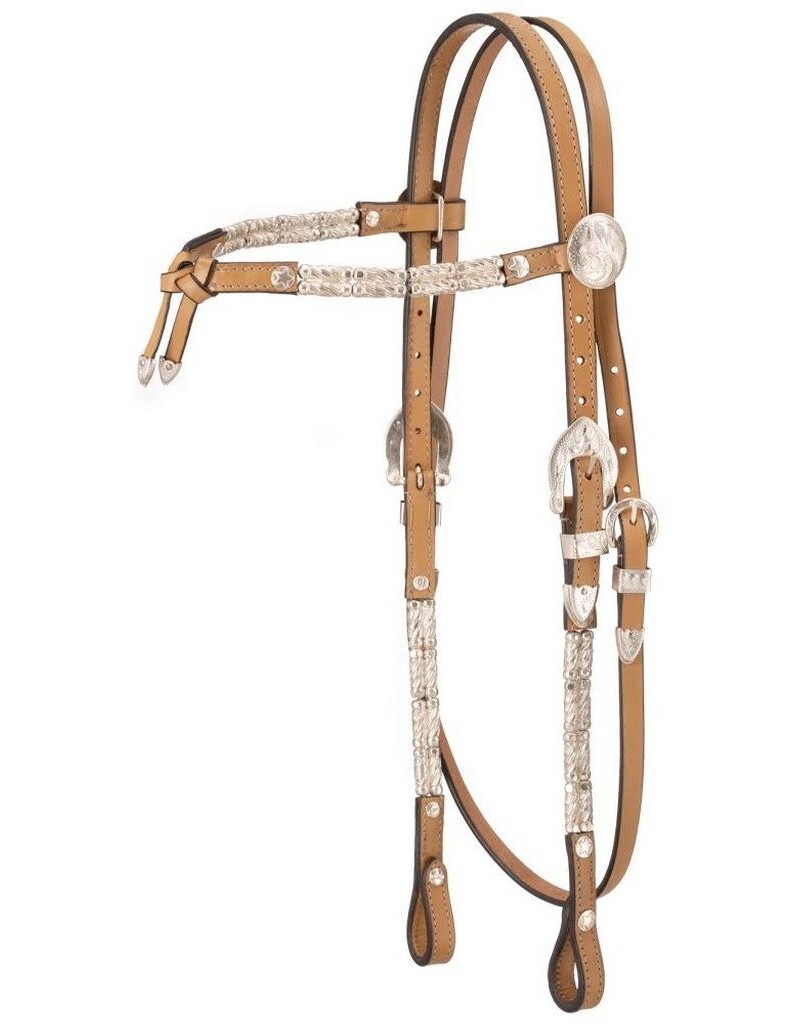 Tough 1 Bridle Royal King Ferruled Leather Futurity Brow Show 18-910