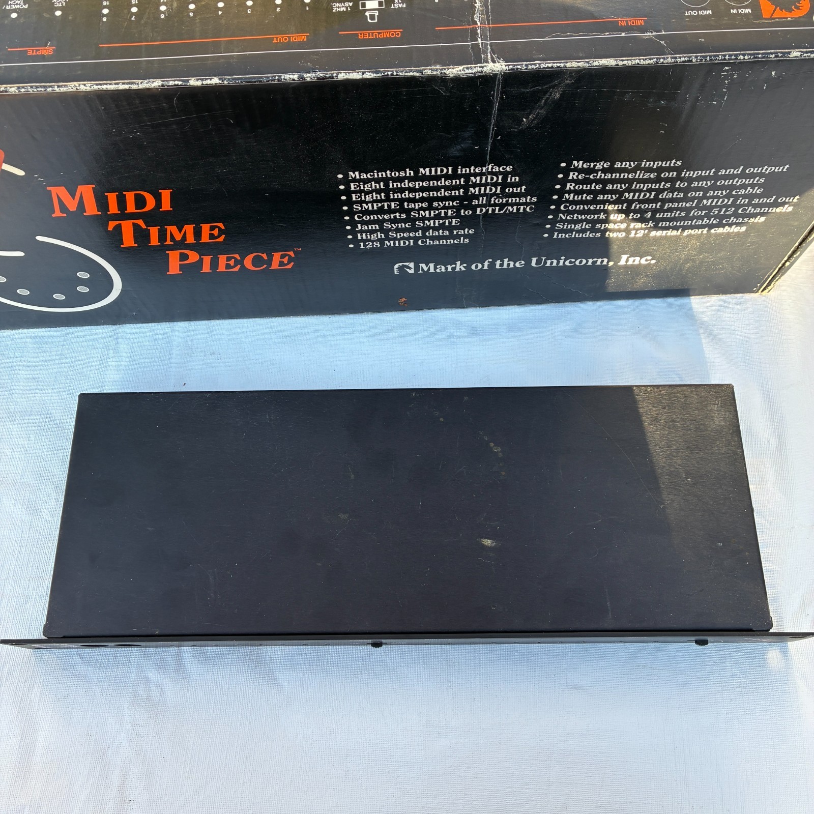 Mark Of The Unicorn MIDI Time Piece 128 Channels No Power Cord USED