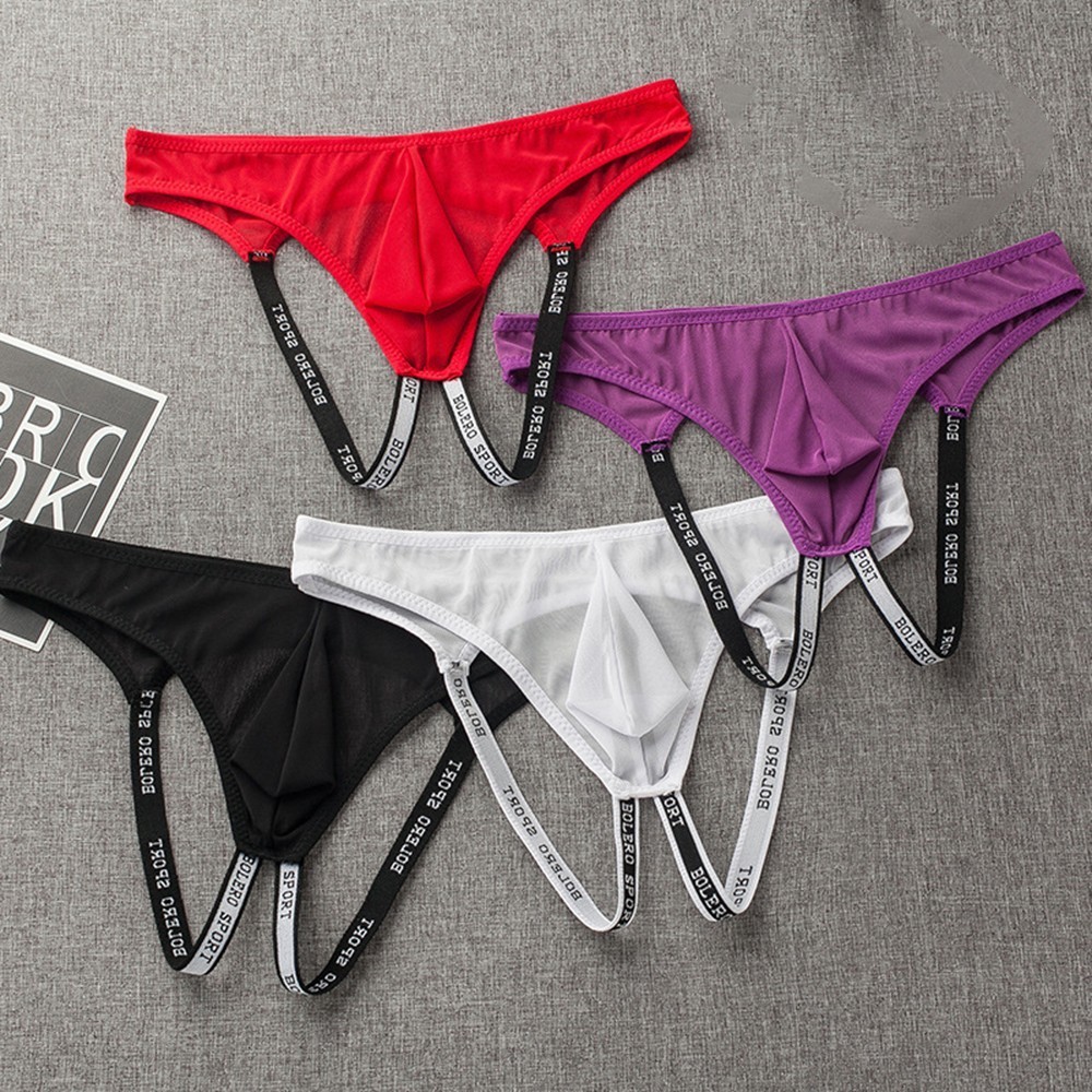 Mens Jock Strap Breathable Underwear Backless-Jockstrap Briefs Underpants Thong