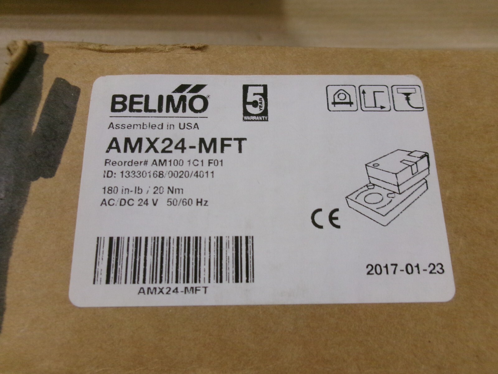 New Belimo AMX24-MFT Damper Actuator AK