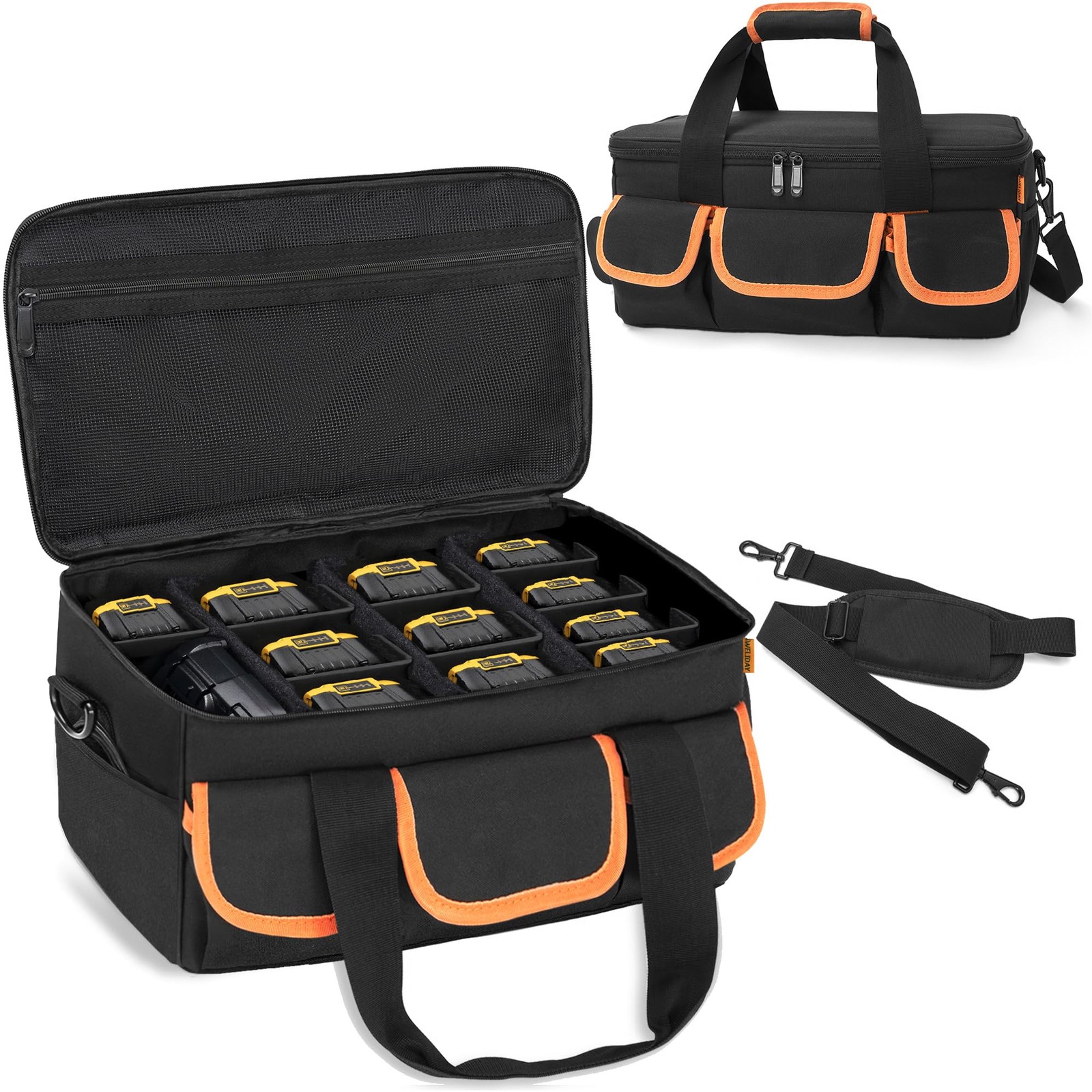 Storage Bag for Dewalt Battery, Tool Battery Carrying Case for Dewalt/Milwauk...