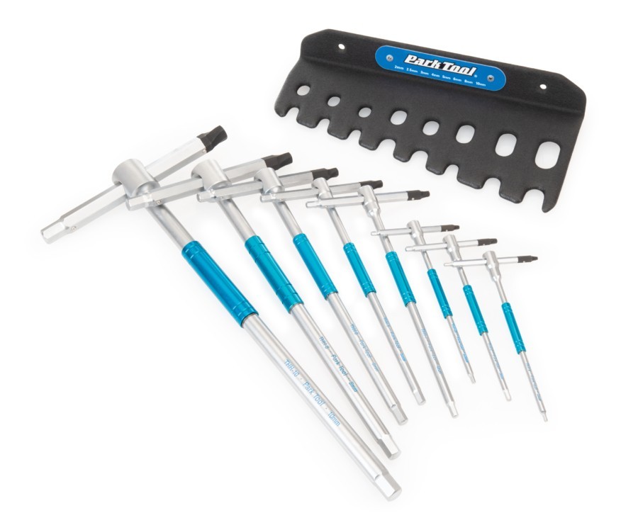 Park Tool THH-1 Sliding T-Handle Hex Wrench Set & Wall Mount
