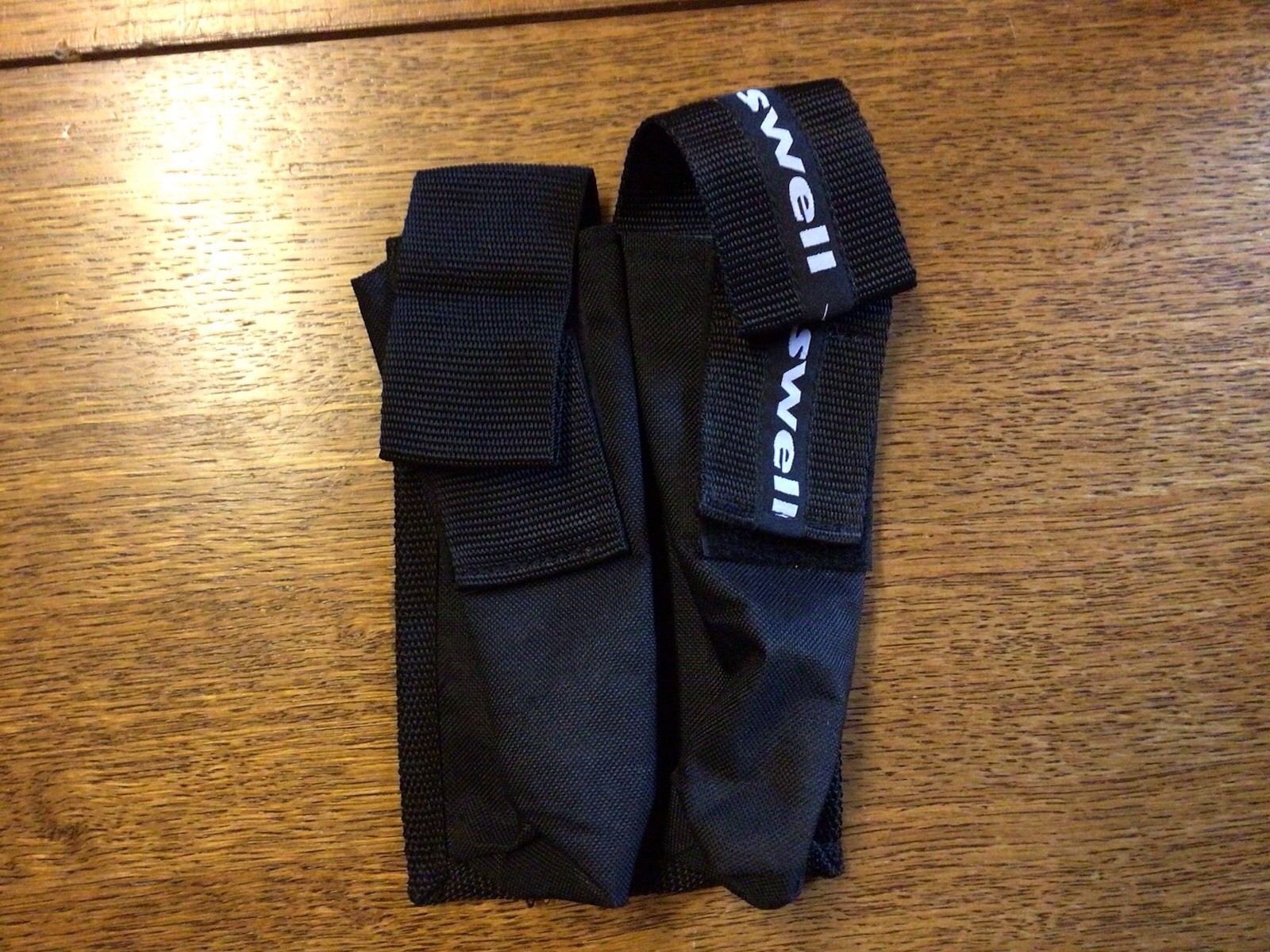 Paintball Double Pod Pouch Black With Loops For Belt Attachment